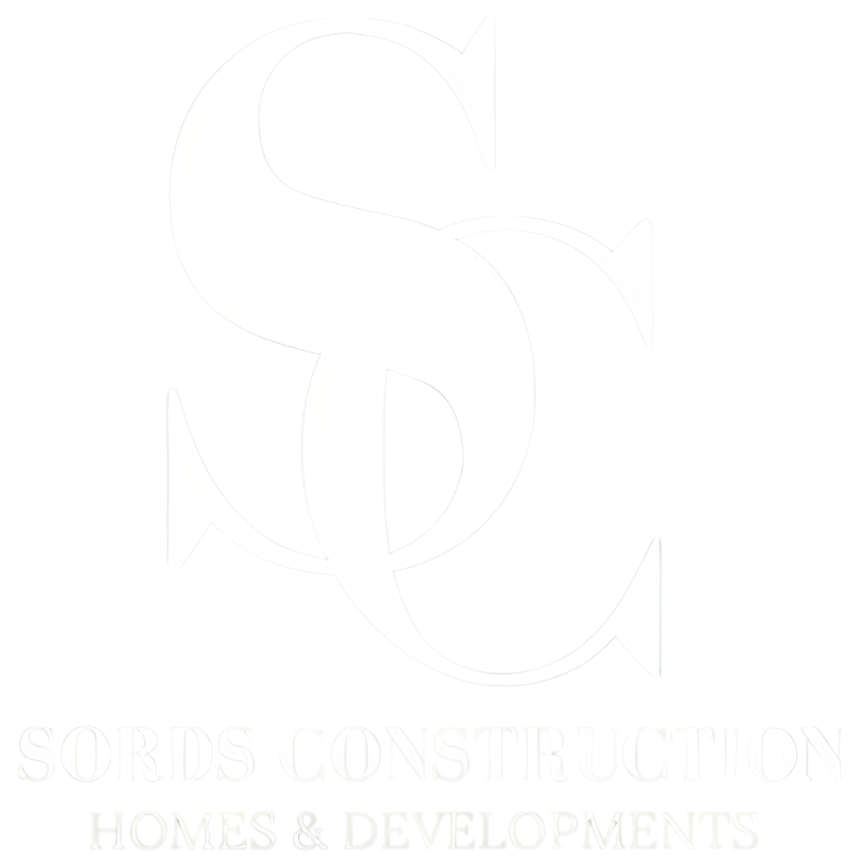 Sords Construction Logo White